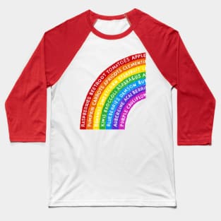 Healthy Rainbow Baseball T-Shirt